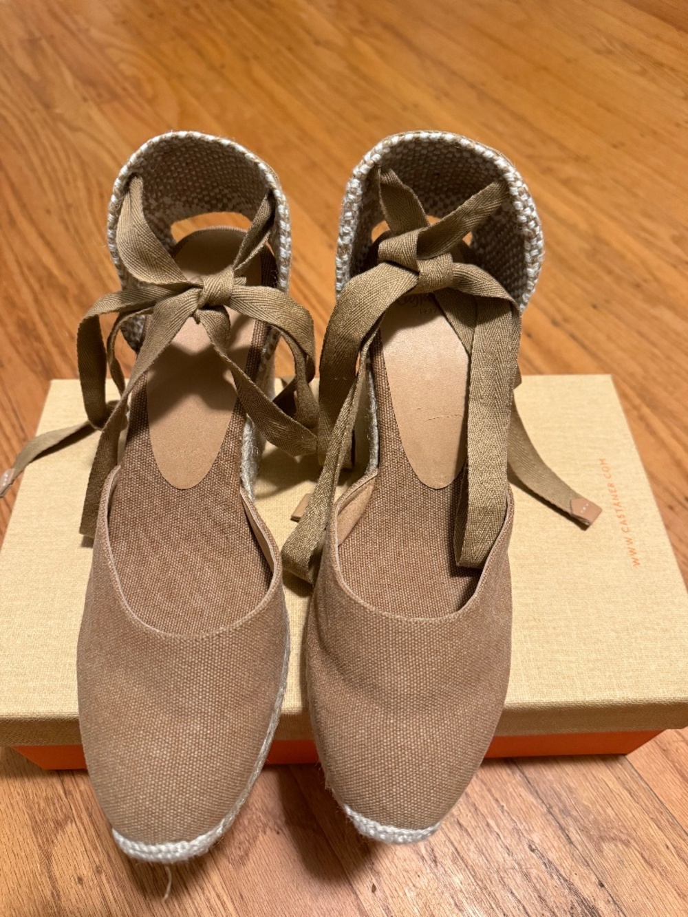 Castaner Carina Tostado Espadrille Wedge Sandals EU 38 US 7.5